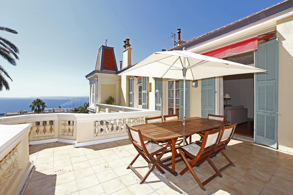 Palmeraie - Magnifique Appartement D'Epoque Avec Vue Mer 4 Personnes Avec Terrasse Le Port Nice Room photo